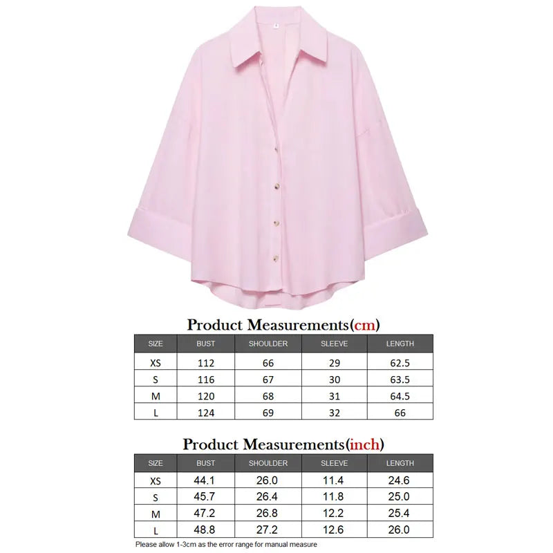 Limited Edition – Slim Fit Casual Poplin Shirt for Women