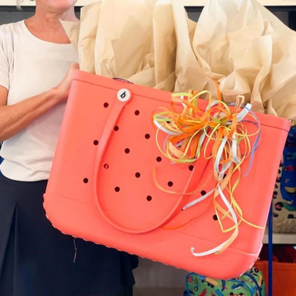 Extra Large Women’s Jelly Tote – Waterproof Beach and Shopping Bag