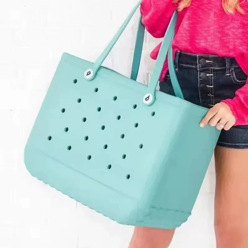 Extra Large Women’s Jelly Tote – Waterproof Beach and Shopping Bag