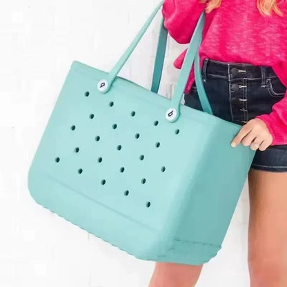 Extra Large Women’s Jelly Tote – Waterproof Beach and Shopping Bag