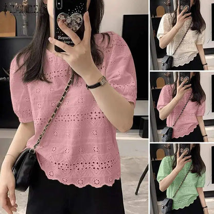 Limited Edition – Stylish Crochet Summer Blouse for Women