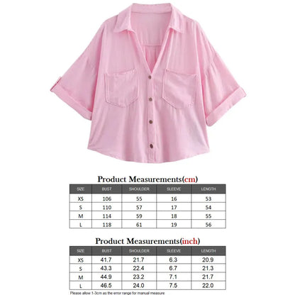 Limited Edition – Slim Fit Casual Poplin Shirt for Women