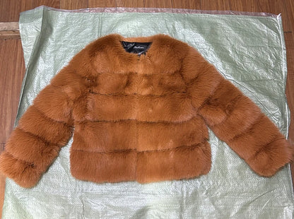 Fashion & Warm – Thick Faux Fur Coat Women’s Winter Wear