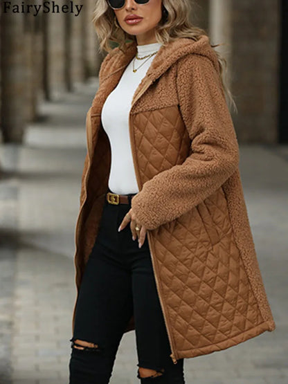 Turn Heads Anywhere – FairyShely Winter Patchwork Cardigan