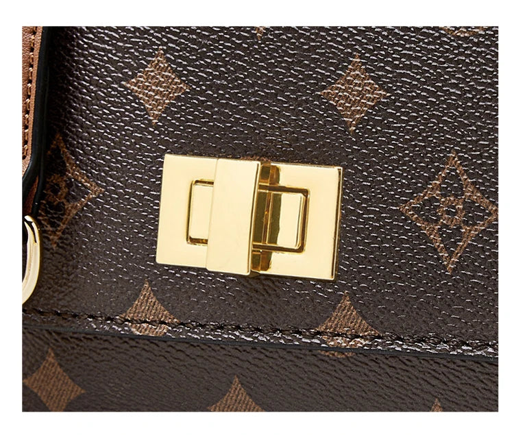 Girls’ Monogram Flap Bag – FOXER Small Crossbody Cellphone Handbag