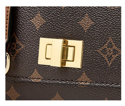 Girls’ Monogram Flap Bag – FOXER Small Crossbody Cellphone Handbag