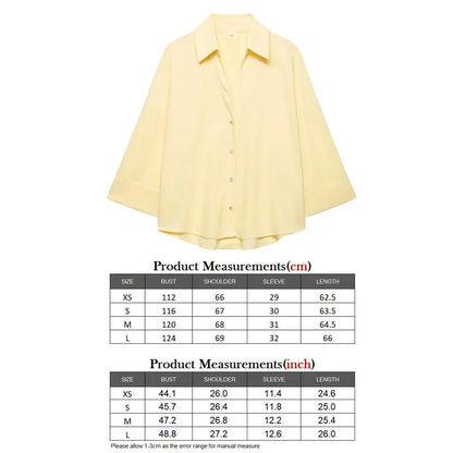 Limited Edition – Slim Fit Casual Poplin Shirt for Women