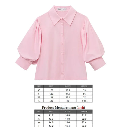 Limited Edition – Slim Fit Casual Poplin Shirt for Women