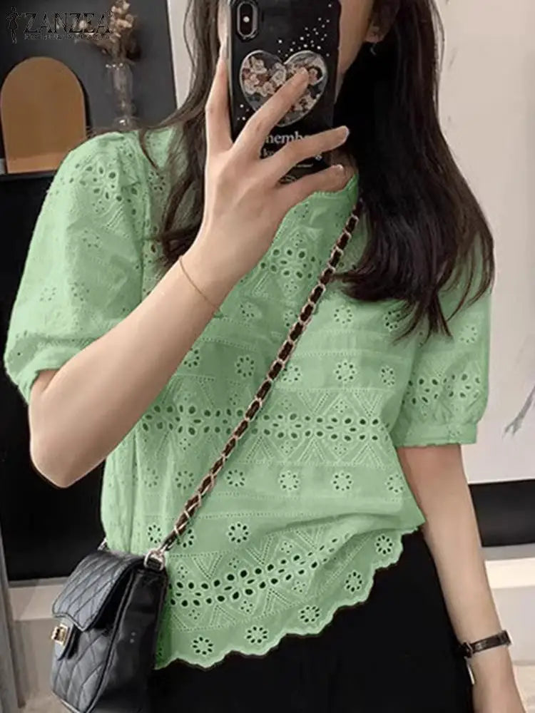 Limited Edition – Stylish Crochet Summer Blouse for Women