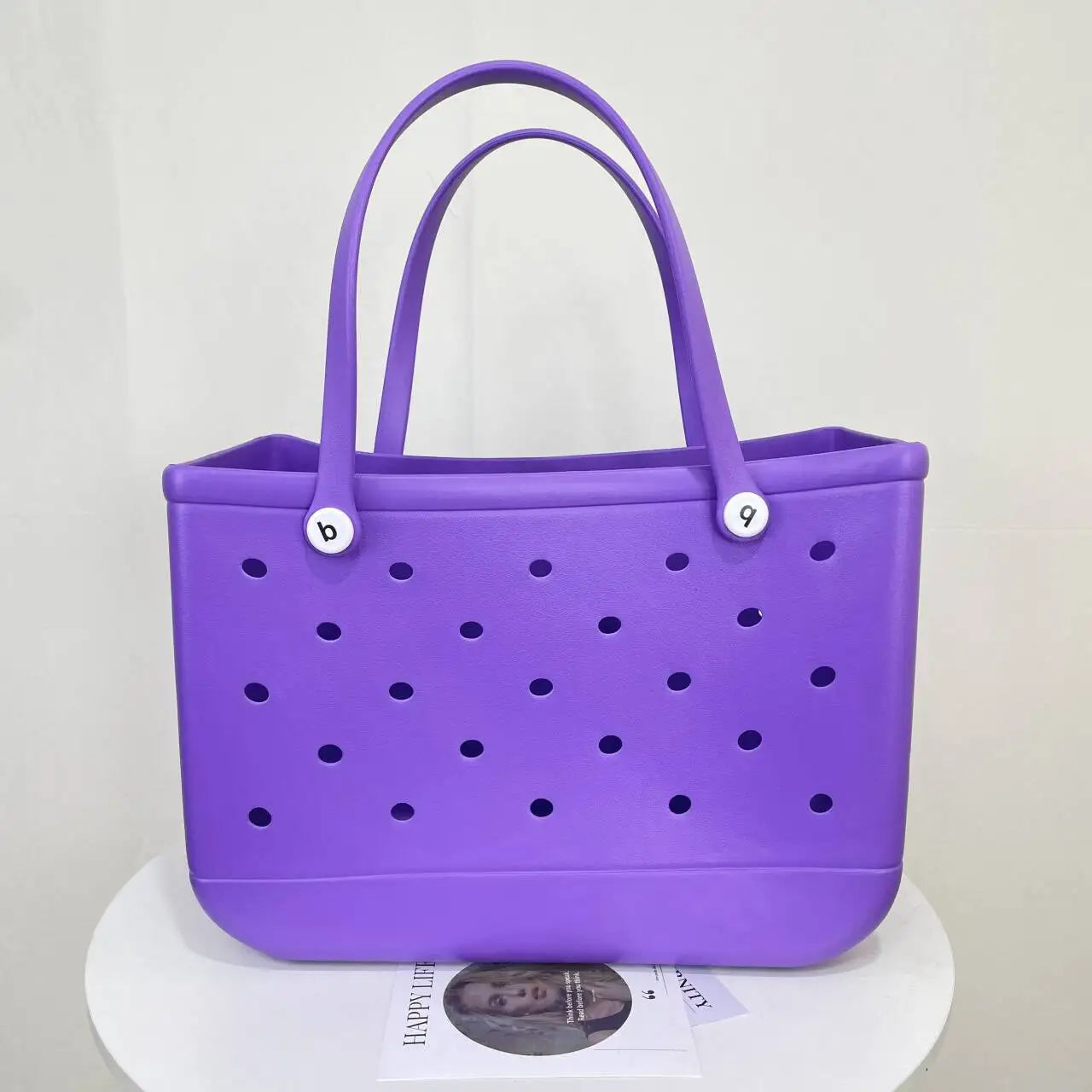 Extra Large Women’s Jelly Tote – Waterproof Beach and Shopping Bag