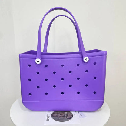 Extra Large Women’s Jelly Tote – Waterproof Beach and Shopping Bag