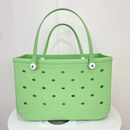 Extra Large Women’s Jelly Tote – Waterproof Beach and Shopping Bag