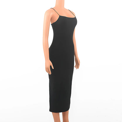 Unmatched Style – Black Sleeveless Backless Party Dress