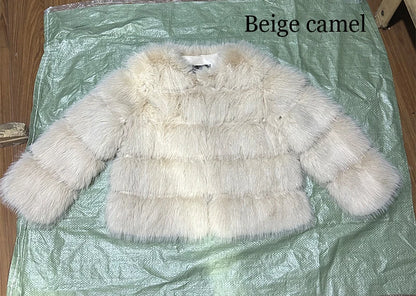 Fashion & Warm – Thick Faux Fur Coat Women’s Winter Wear