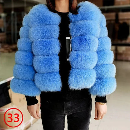Fashion & Warm – Thick Faux Fur Coat Women’s Winter Wear