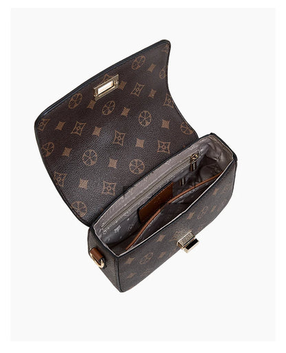 Girls’ Monogram Flap Bag – FOXER Small Crossbody Cellphone Handbag