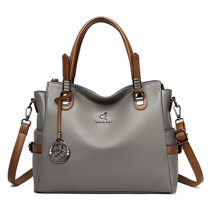 High-Quality Leather Handbag – Soft Shoulder Bag for Women